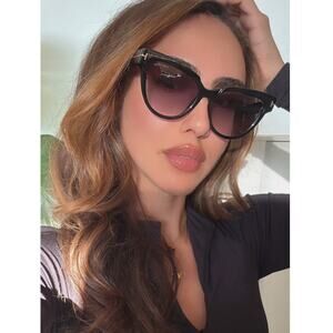 NEW Tom Ford Nadine FT0941 Cat Eye Sunglasses in Black
